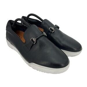 Thomas & Vine Shoes Mens Size 10.5 Dane Plain Toe Bit Leather Slip On Loafers